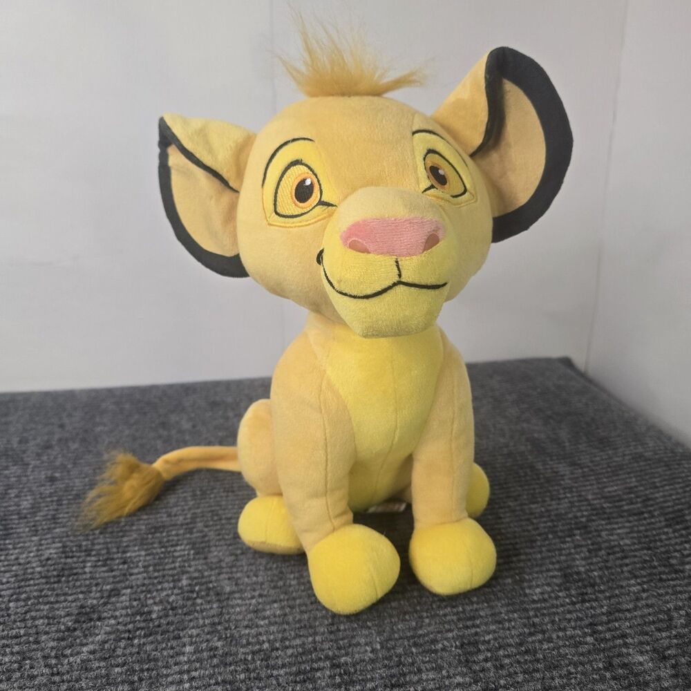Disney The Lion King Simba 13" Plush Stuffed Animal Yellow Soft Toy